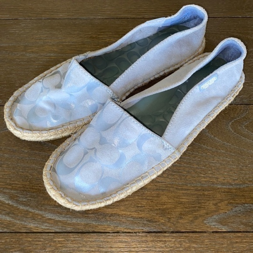 Coach June Suede Slip Ons Flats NEW!!